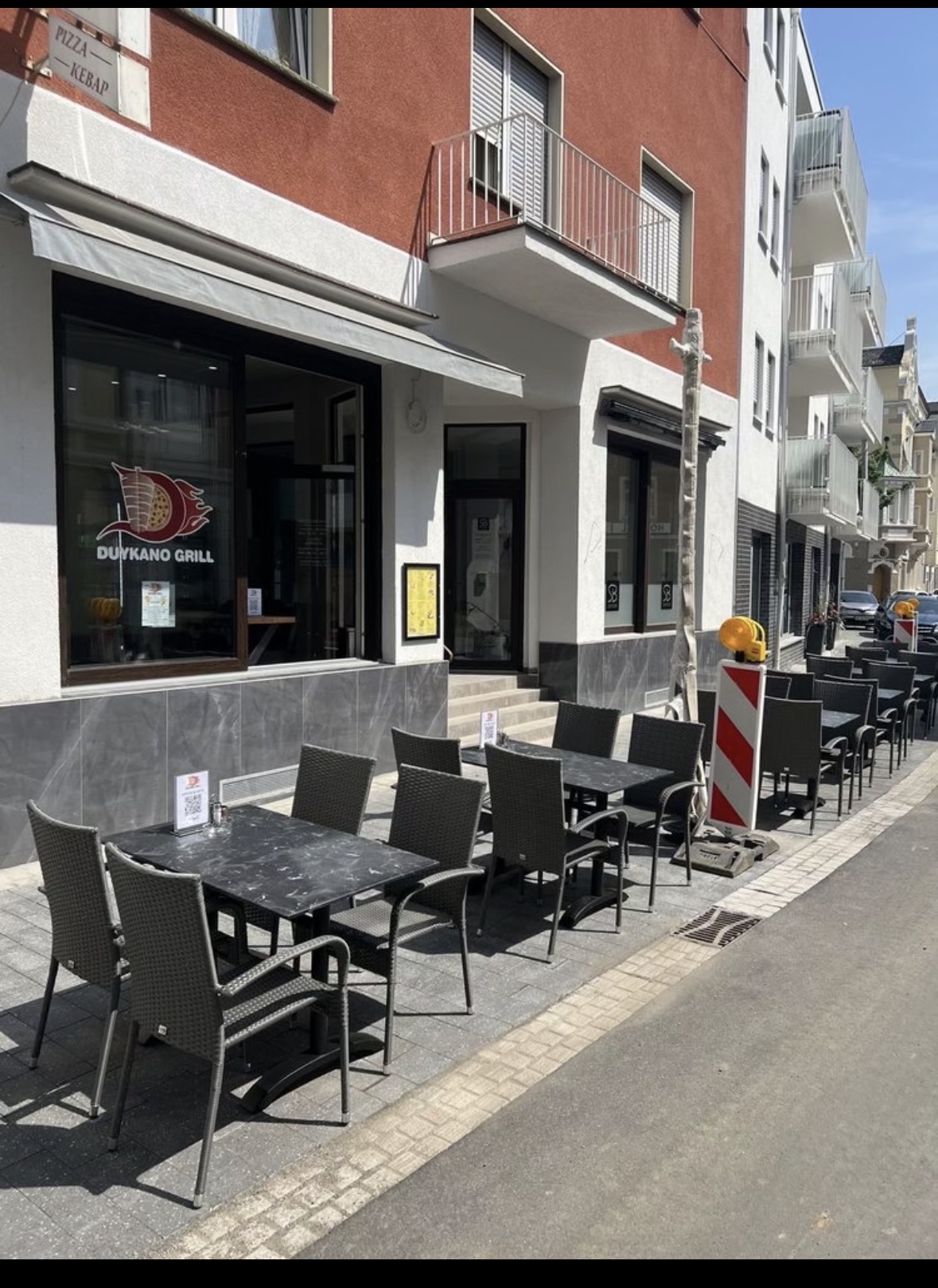 Außenterrasse des Duykano Grill in Bad Neuenahr